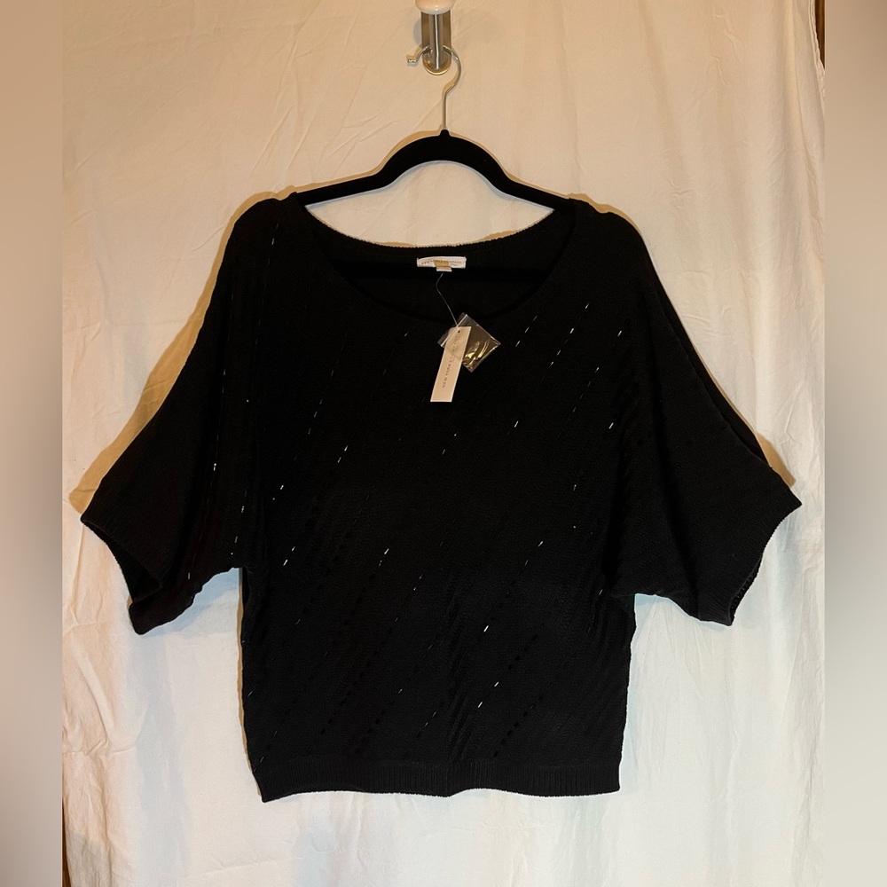 NY & Co black sparkly sweater size Large